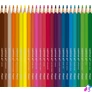 Kép 2/4 - Színes ceruza készlet, háromszögletű, MAPED "Color`Peps Star", 72 különböző szín