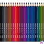 Kép 4/4 - Színes ceruza készlet, háromszögletű, MAPED "Color`Peps Star", 72 különböző szín