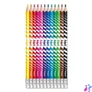 Kép 2/2 - Színes ceruza készlet, háromszögletű, radírozható, MAPED "Color`Peps Oops", 12 különböző szín