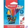 Kép 1/3 - Színes ceruza készlet, háromszögletű, MAPED "Mini Color`Peps Strong", 12 különböző szín