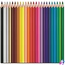 Kép 2/7 - Színes ceruza készlet, háromszögletű, MAPED "Color`Peps Strong", 24 különböző szín