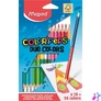Kép 1/2 - Színes ceruza készlet, háromszögletű, kétvégű, MAPED "Color`Peps Duo", 36 különböző szín