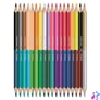 Kép 2/2 - Színes ceruza készlet, háromszögletű, kétvégű, MAPED "Color`Peps Duo", 36 különböző szín