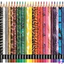 Kép 2/2 - Színes ceruza készlet, háromszögletű, MAPED "Color`Peps Animal", 24 különböző szín