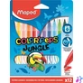Kép 1/2 - Filctoll készlet, 2,8 mm, kimosható, MAPED "Color`Peps Jungle", 12 különböző szín
