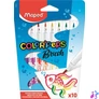 Kép 1/4 - Filctoll készlet, kimosható, ecsetjellegű, MAPED "Color ’Peps Brush", 10 különböző szín