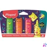 Kép 1/7 - Szövegkiemelő készlet, 1-5 mm, MAPED "Pixel Party Mini", 4 különböző szín