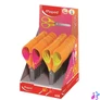 Kép 1/3 - Olló, display, iskolai, 13 cm, MAPED "Soft Neon", vegyes színek