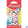 Kép 1/5 - Radír, kockamintás, MAPED „Checkerboards”, vegyes minták, 2 db