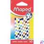 Kép 2/5 - Radír, kockamintás, MAPED „Checkerboards”, vegyes minták, 2 db