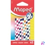 Kép 3/5 - Radír, kockamintás, MAPED „Checkerboards”, vegyes minták, 2 db