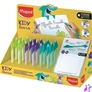 Kép 1/2 - Írástanuló rollertoll display, 0,7 mm, radírozható, MAPED "KIDY Learn MAGIC", vegyes színek