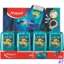 Kép 2/2 - Hegyező és radír display, kétlyukú, tartályos, MAPED "Connect Dragon", sárkány