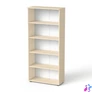 Kép 1/3 - Szekrény, 5 rendező magas, nyitott, polcos, MAYAH "Freedom SV-02", juhar