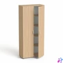 Kép 1/2 - Szekrény, 5 rendező magas, kétajtós, polcokkal, MAYAH "Freedom SV-01", kőris