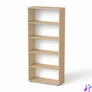 Kép 2/2 - Szekrény, 5 rendező magas, nyitott, polcos, MAYAH "Freedom SV-02", kőris