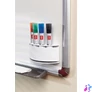 Kép 2/2 - Mágneses tolltartó, 4db marker tárolására, NOBO