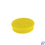Kép 1/3 - Mágneskorong, erős, 38 mm, 10 db, NOBO, sárga