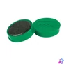 Kép 2/3 - Mágneskorong, erős, 38 mm, 10 db, NOBO, zöld