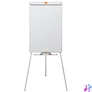 Kép 1/8 - Flipchart tábla, mágneses felület, 67,5x100 cm, NOBO "Essentials", fehér