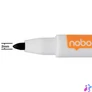 Kép 3/5 - Táblamarker, kúpos hegyű, 2 mm, mágneses kupakkal, NOBO, fekete