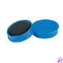 Kép 1/9 - Korong mágnes, fehértáblához, 30 mm, 4 db, NOBO, kék