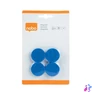 Kép 3/9 - Korong mágnes, fehértáblához, 30 mm, 4 db, NOBO, kék