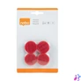 Kép 3/9 - Korong mágnes, fehértáblához, 30 mm, 4 db, NOBO, piros