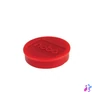 Kép 6/9 - Korong mágnes, fehértáblához, 30 mm, 4 db, NOBO, piros