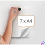 Kép 4/9 - Korong mágnes, fehértáblához, 38 mm, 4 db, NOBO, fekete
