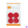 Kép 3/9 - Korong mágnes, fehértáblához, 38 mm, 4 db, NOBO, piros