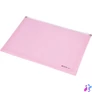 Kép 1/2 - Irattartó tasak, A4, PP, cipzáras, talpas, PANTA PLAST, pasztell rózsaszín