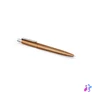 Kép 2/4 - Golyóstoll, 0,7 mm, ezüst színű klip, mintás tolltest, PARKER, "Royal Jotter Róma", kék