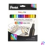 Kép 1/2 - Tűfilc készlet, 0,4 mm, PENTEL "Pointliner", 12 különböző szín