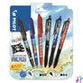 Kép 1/5 - Rollertoll készlet, 0,35 mm, nyomógombos, PILOT "Frixion Ball"/"Frixion Ball Plus", 3különböző szín+One Piece matrica
