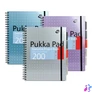 Kép 1/7 - Spirálfüzet, A4+, vonalas, 100 lap, PUKKA PAD "Metallic Project Book", vegyes szín