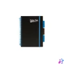 Kép 4/4 - Spirálfüzet, A5, vonalas, 100 lap, PUKKA PAD, "Neon black project book"