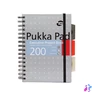 Kép 2/5 - Spirálfüzet, A5, vonalas, 100 lap, PUKKA PAD "Metallic Project Book", vegyes szín