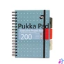 Kép 4/5 - Spirálfüzet, A5, vonalas, 100 lap, PUKKA PAD "Metallic Project Book", vegyes szín