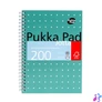 Kép 1/4 - Spirálfüzet, A5, kockás, 100 lap, PUKKA PAD, "Metallic Jotta"