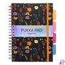 Kép 2/5 - Spirálfüzet, B5, vonalas, 100 lap, PUKKA PAD "Project Book Bloom", vegyes minta