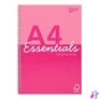 Kép 1/4 - Spirálfüzet, A4, vonalas, 80 lap, PUKKA PAD "Unipad Essentials Jotta", vegyes