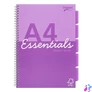 Kép 2/2 - Spirálfüzet, A4, vonalas, 100 lap, PUKKA PAD "Unipad Essentials Project Book", vegyes