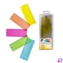 Kép 1/5 - Vonalzó készlet, műanyag, 18 cm, PUKKA PAD "Irlen", 5 különböző szín