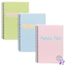 Kép 7/7 - Spirálfüzet, A5, vonalas, 100 lap, PUKKA PAD "Pastel Jotta Pad", vegyes szín