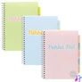 Kép 7/8 - Spirálfüzet, A4, vonalas, 100 lap, PUKKA PAD "Pastel project book", vegyes szín