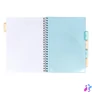 Kép 8/8 - Spirálfüzet, A4, vonalas, 100 lap, PUKKA PAD "Pastel project book", vegyes szín