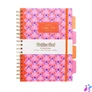 Kép 4/9 - Spirálfüzet, B5, vonalas, 100 lap, PUKKA PAD "Floral Project Book", vegyes minta