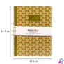 Kép 2/10 - Spirálfüzet, A4+, vonalas, 100 lap, PUKKA PAD "Floral Jotta Notebook", vegyes minta