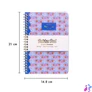 Kép 8/9 - Spirálfüzet, A5, vonalas, 100 lap, PUKKA PAD "Floral Jotta Notebook", vegyes minta